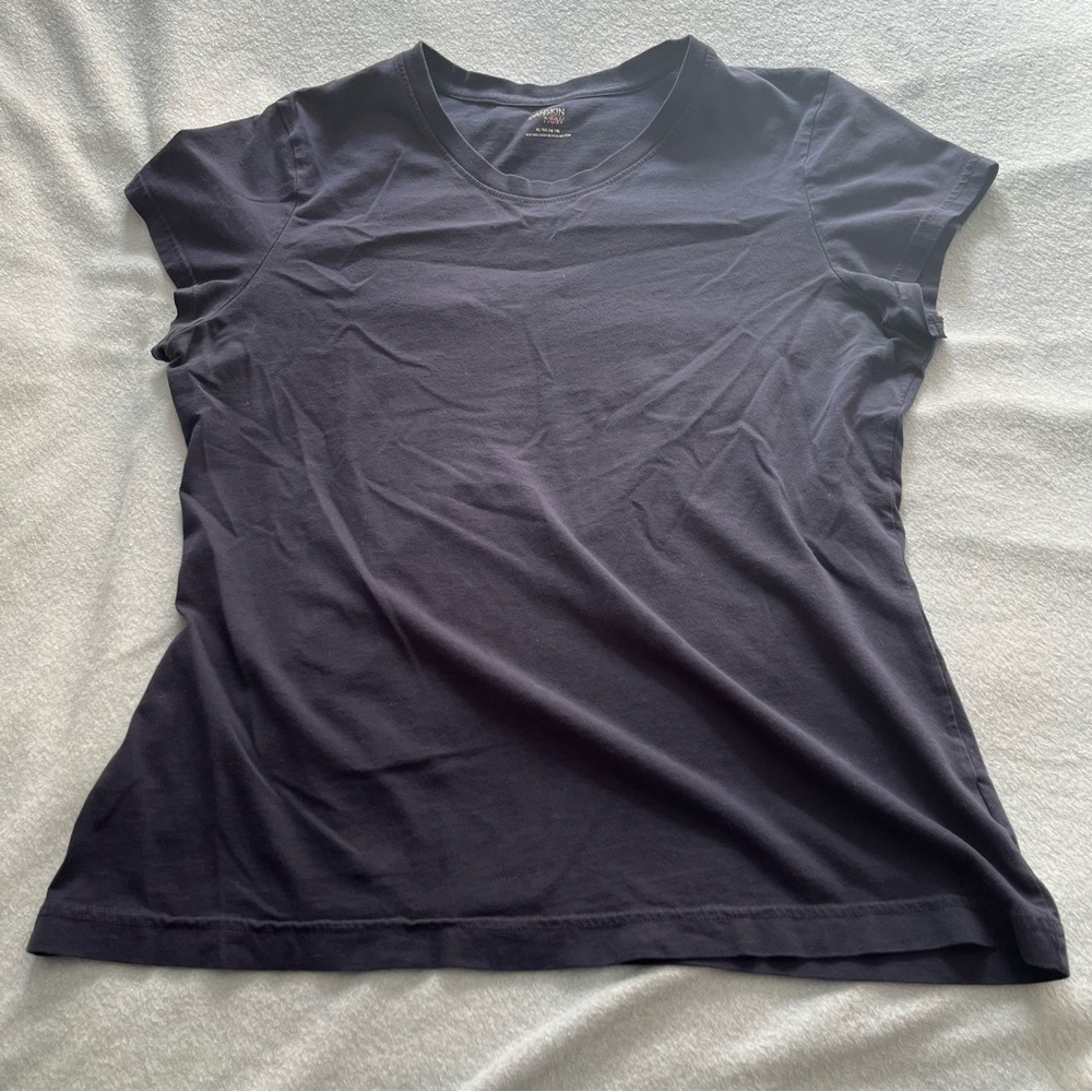Danskin Navy Short Sleeve Women’s Crew Tee Size XL